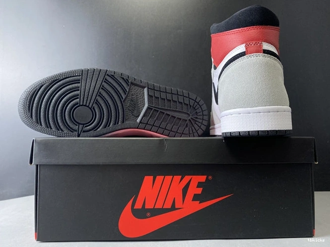 Cheap TBK Fashionable Grey Jordan1 3738 555088- Light Retro Smoke 1029